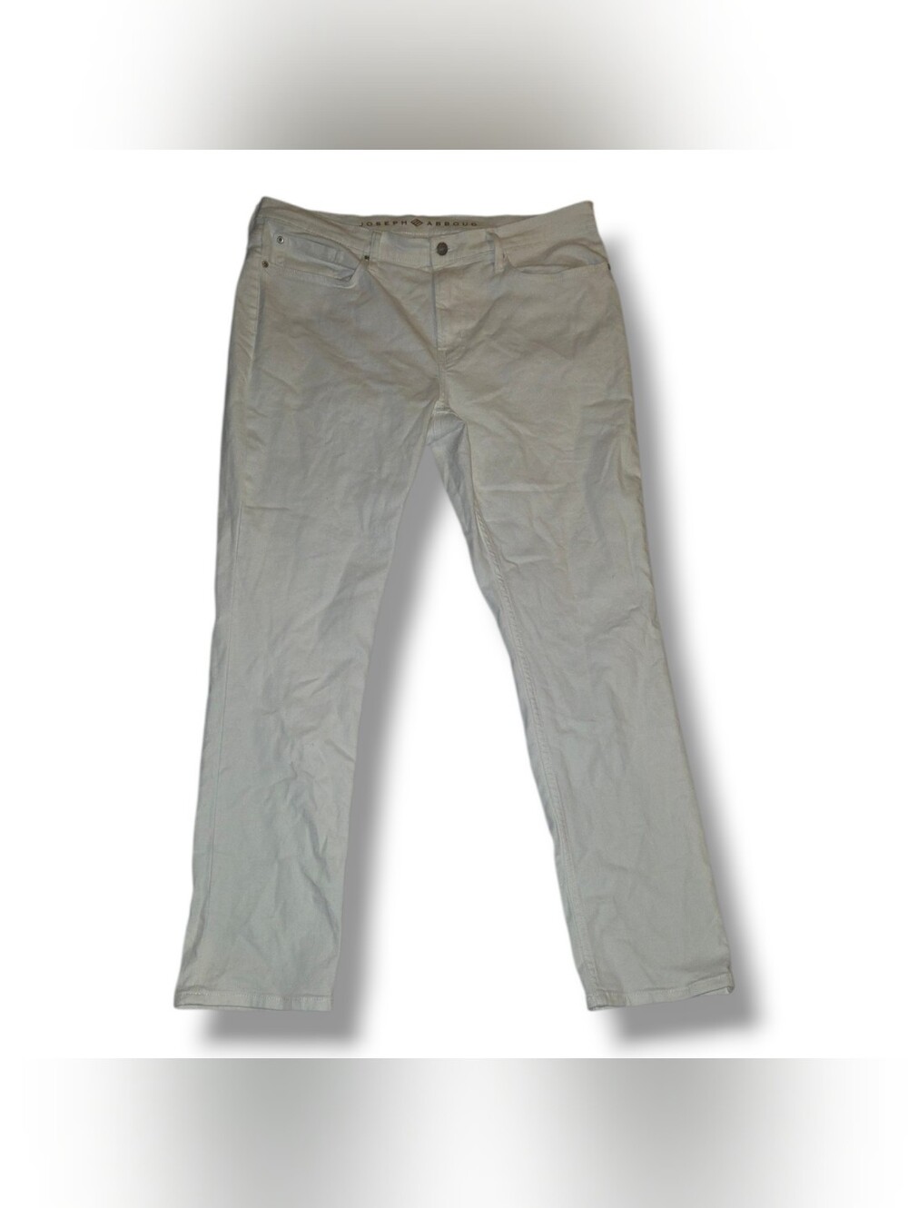 Joseph Abboud White Slim Fit Comfort Stretch Jeans. 38X32